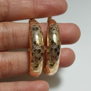 Elegant Gold Hoop Earrings